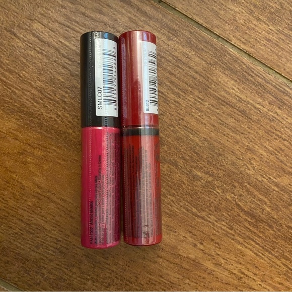 Lot 2 New NYX Soft Matte Lip Cream Cherry Pie BLG12 Addis ababa SML Co7 pink red - Picture 3 of 3